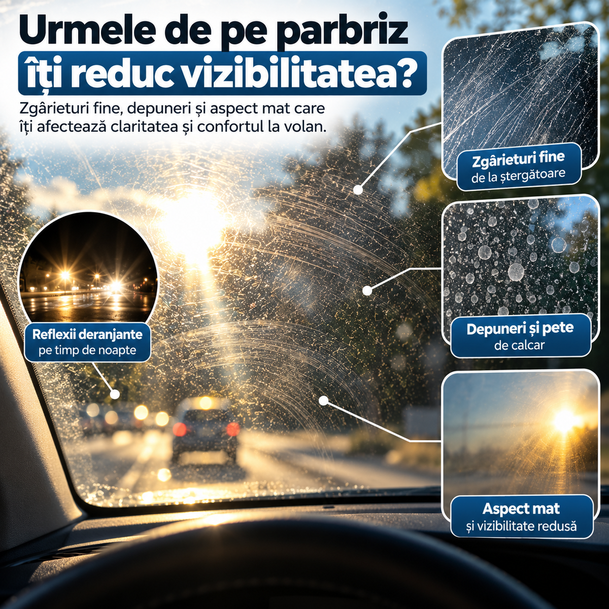 GlassPolish Pro - lavetă cu oxid de ceriu pentru parbriz