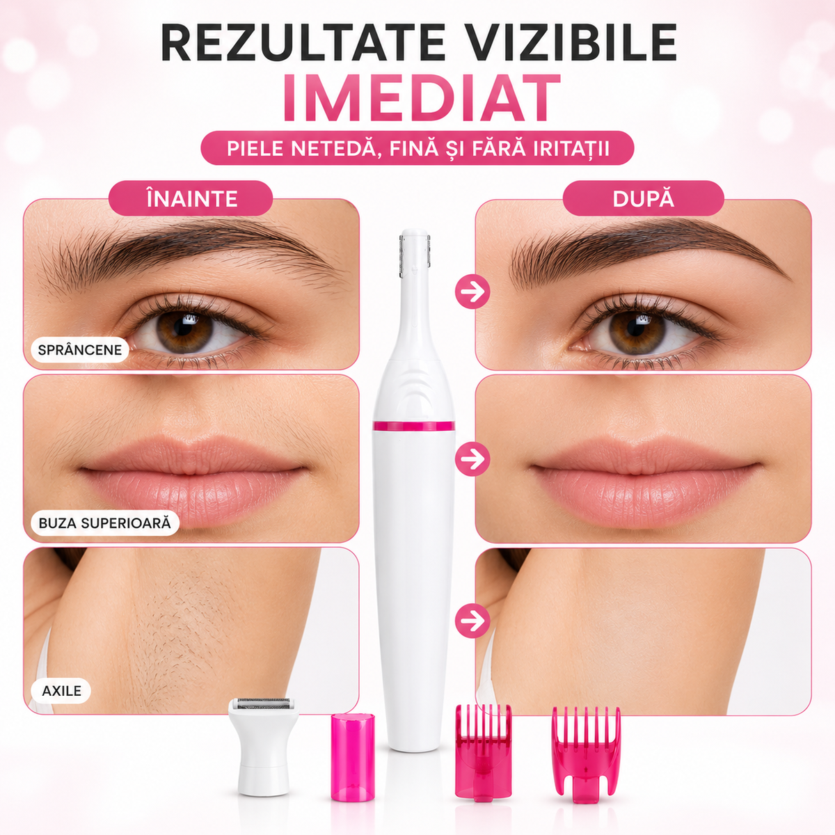 Epilator Delicat şi Rapid 5 în 1