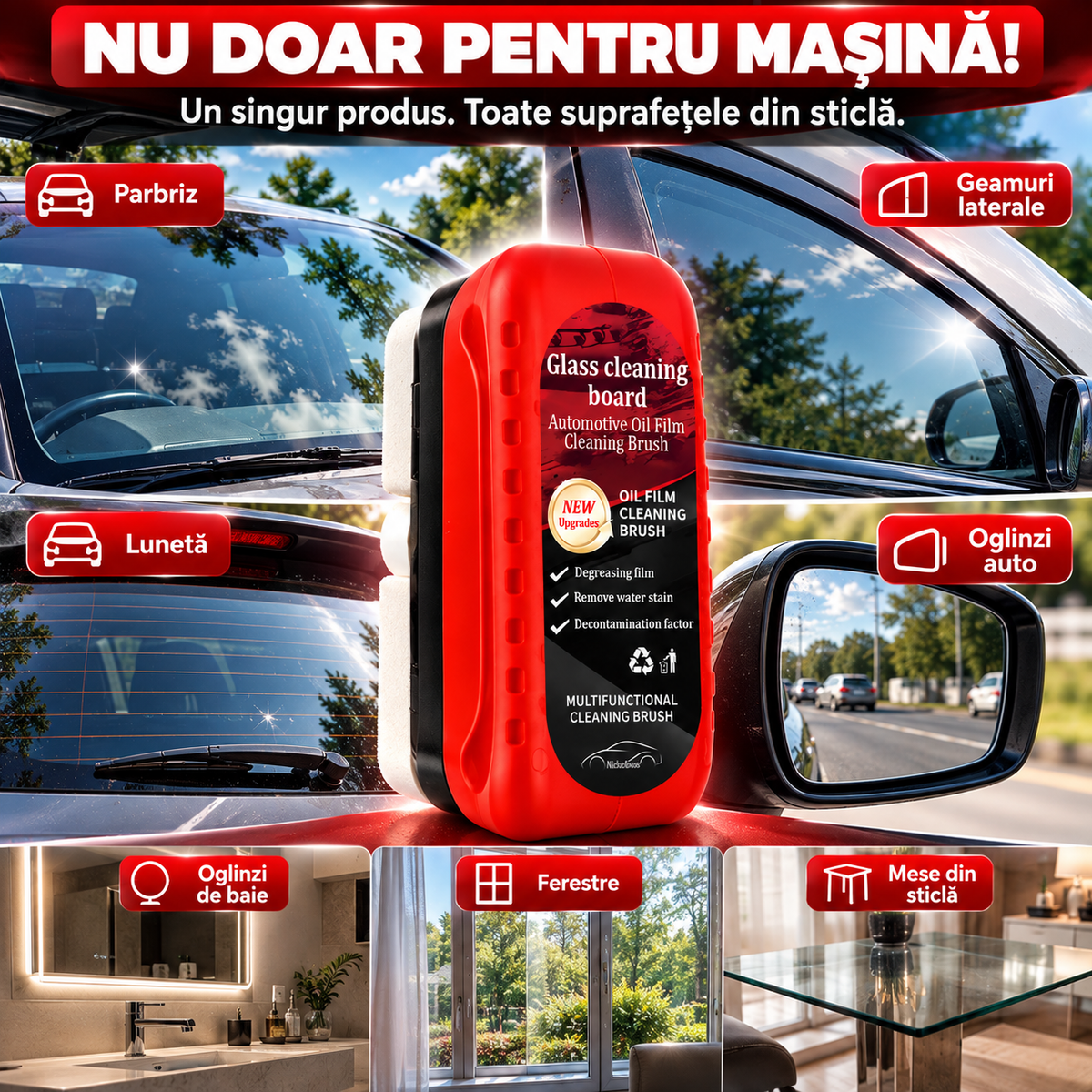ClearView Pro - pentru îndepărat pelicula de ulei