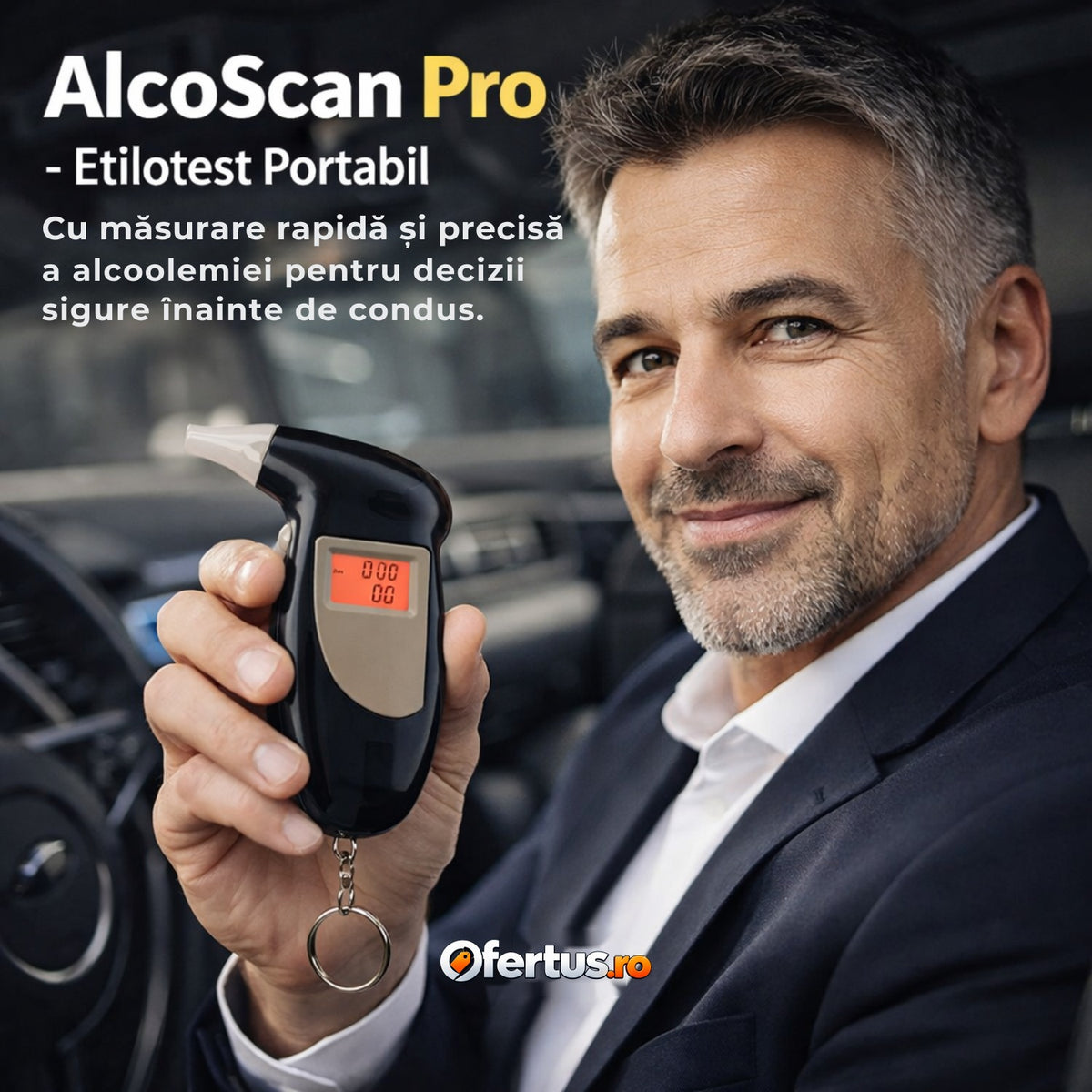 AlcoScan Pro - Etilotest Portabil