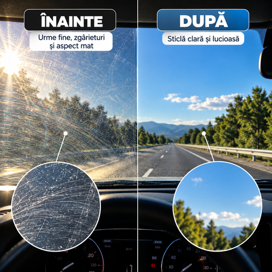 GlassPolish Pro - lavetă cu oxid de ceriu pentru parbriz