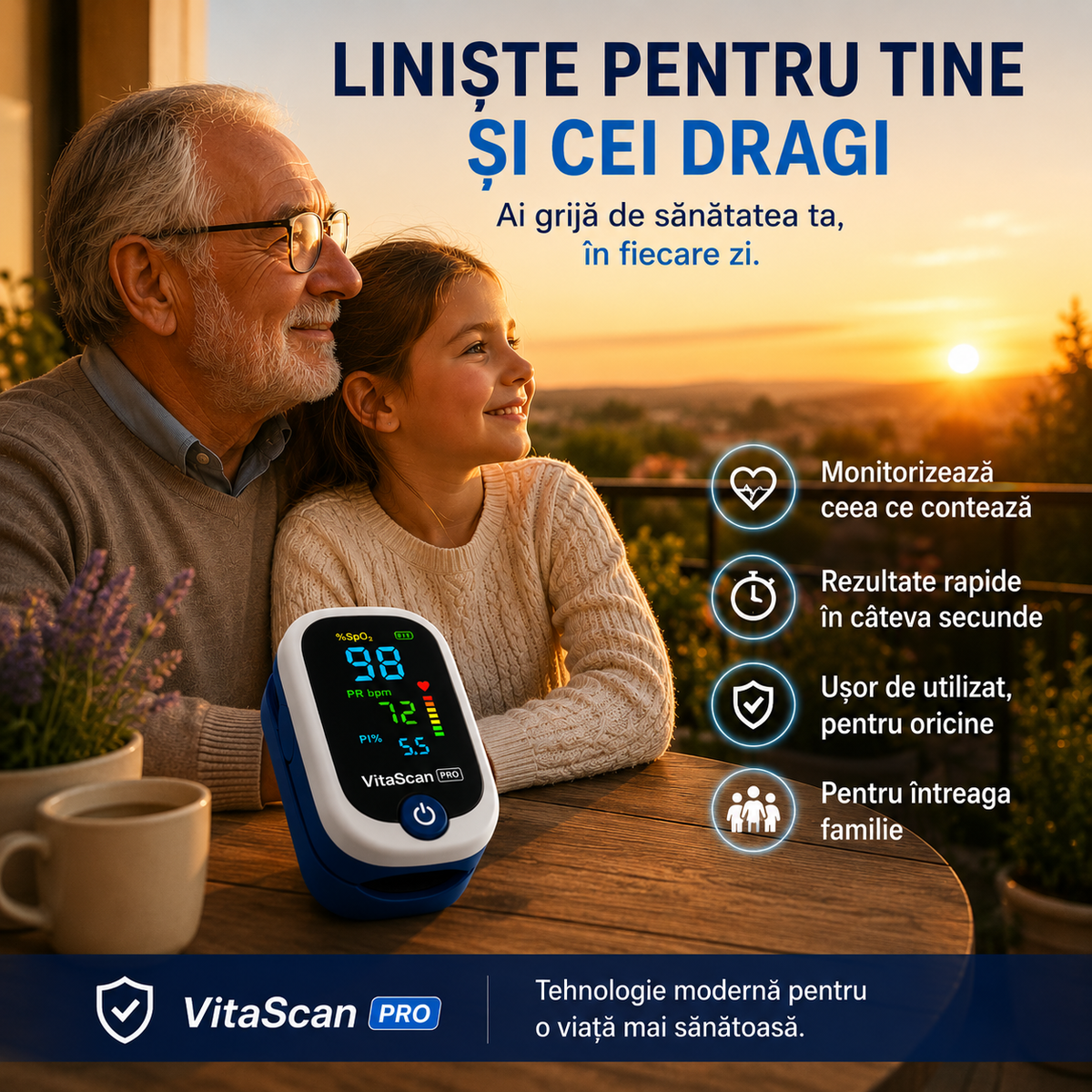 Monitor de Sănătate - VitaScan Pro