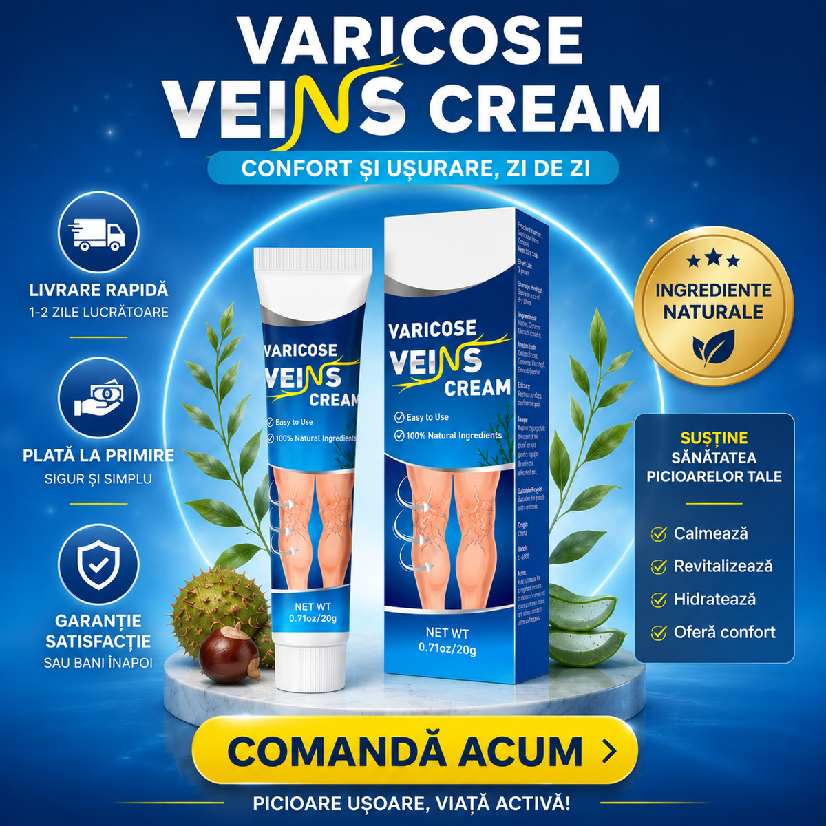 Varicrem - Îngrijire Picioare